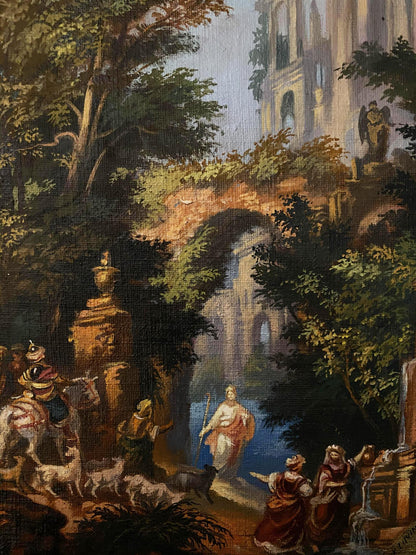 city painting landscape