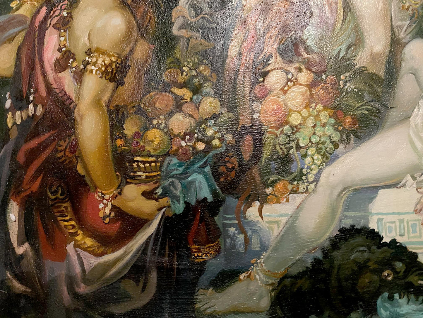 oil still life painting