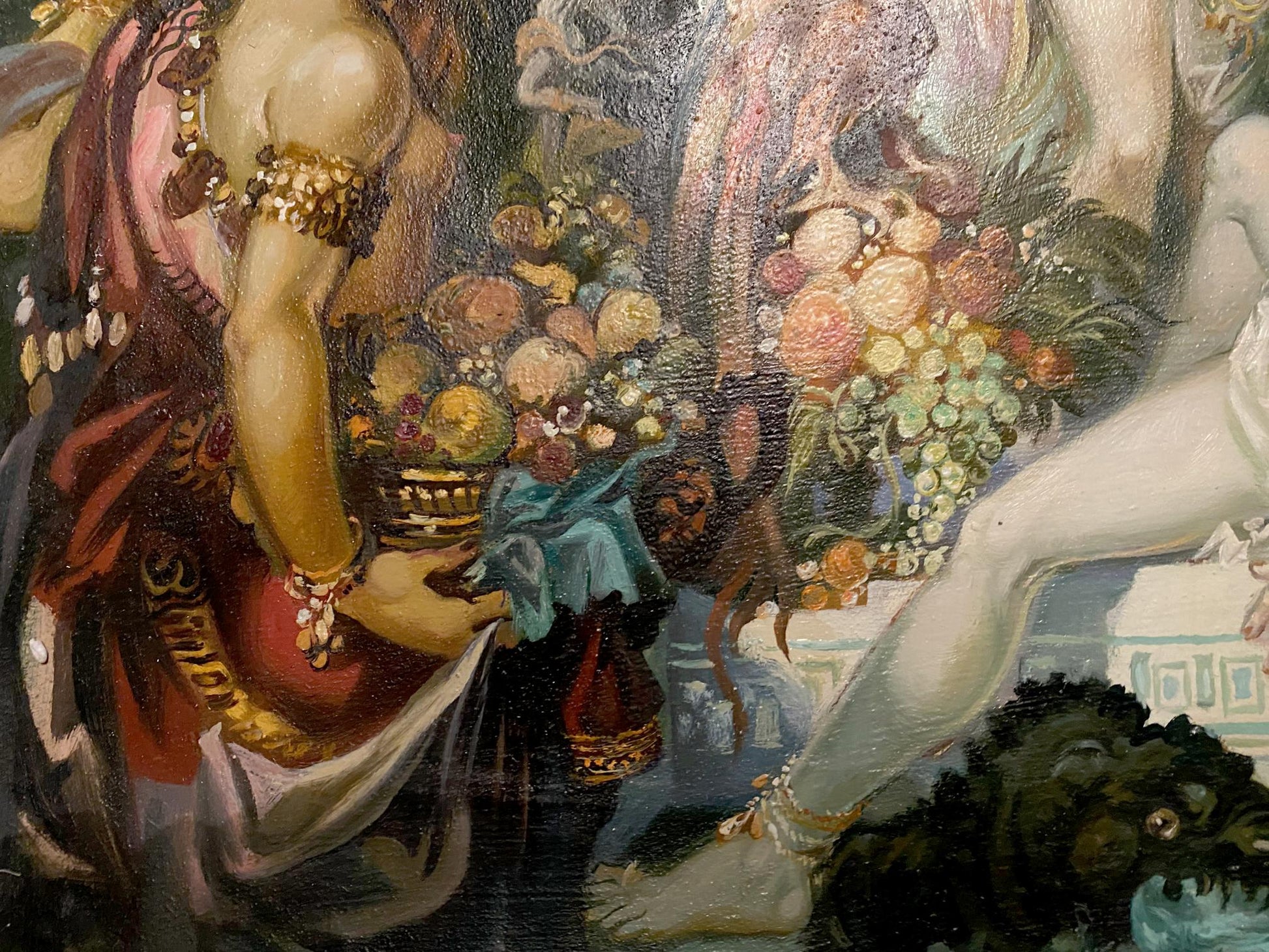 oil still life painting