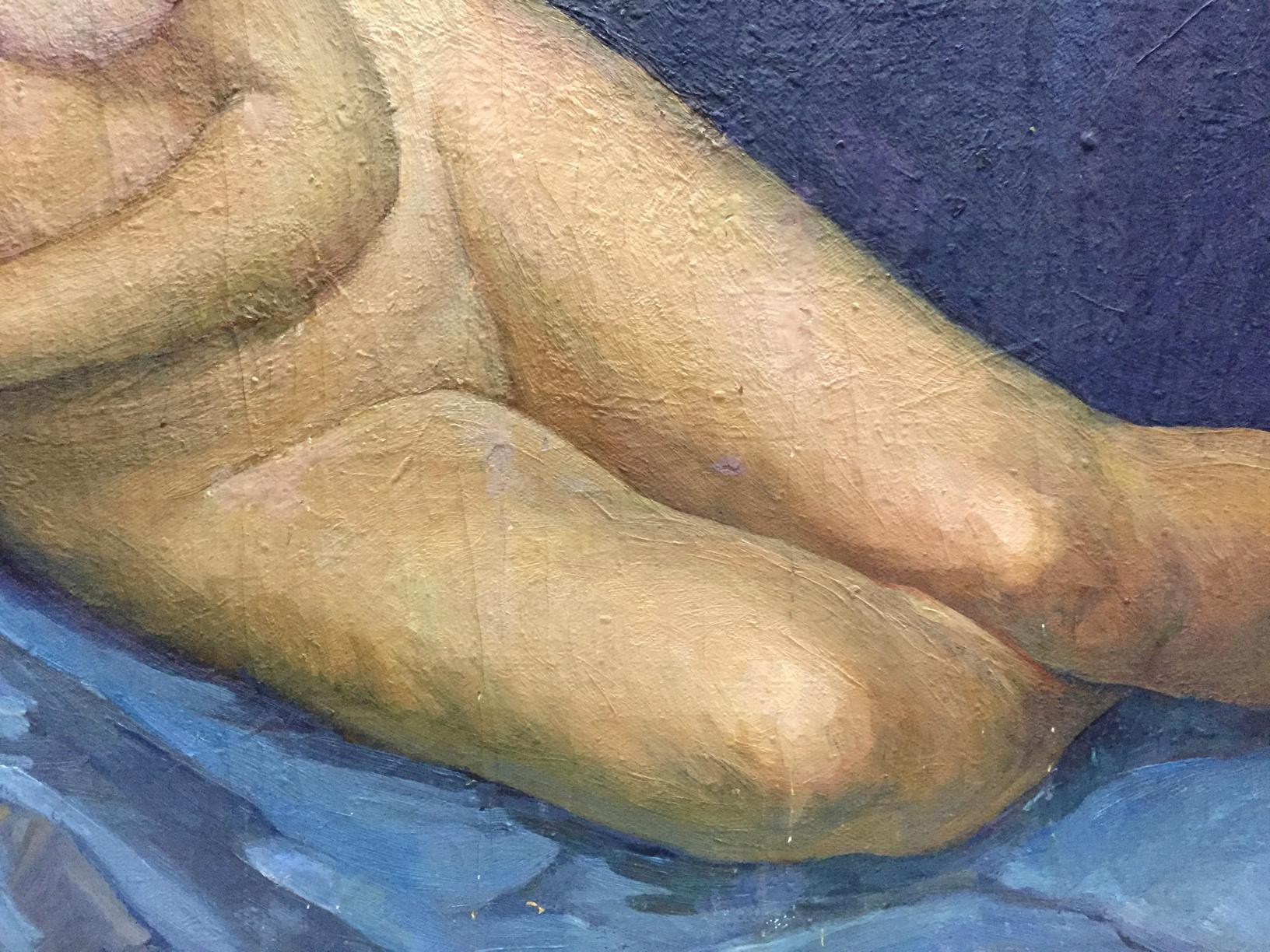 Oil Portrait Girl Undraped