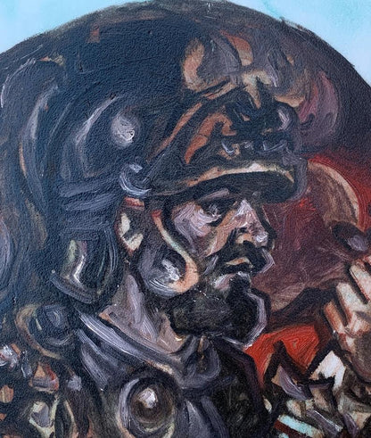 Oil painting Until the last breath by Alexander Arkadievich Litvinov