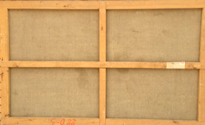 Back of Cossacks Zaporozhtsy oil painting canvas with beige fabric panels