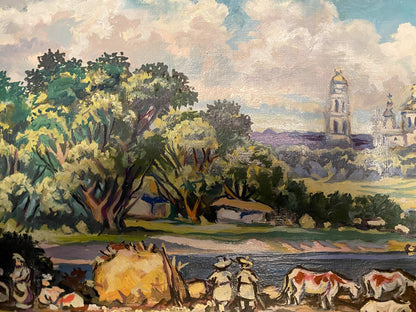 oil nature painting