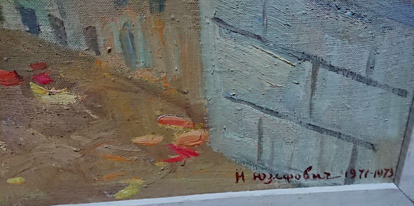 Signed oil painting on canvas by N. Yuzefovich Natalia Vladimirovna
