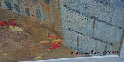 Signed oil painting on canvas by N. Yuzefovich Natalia Vladimirovna