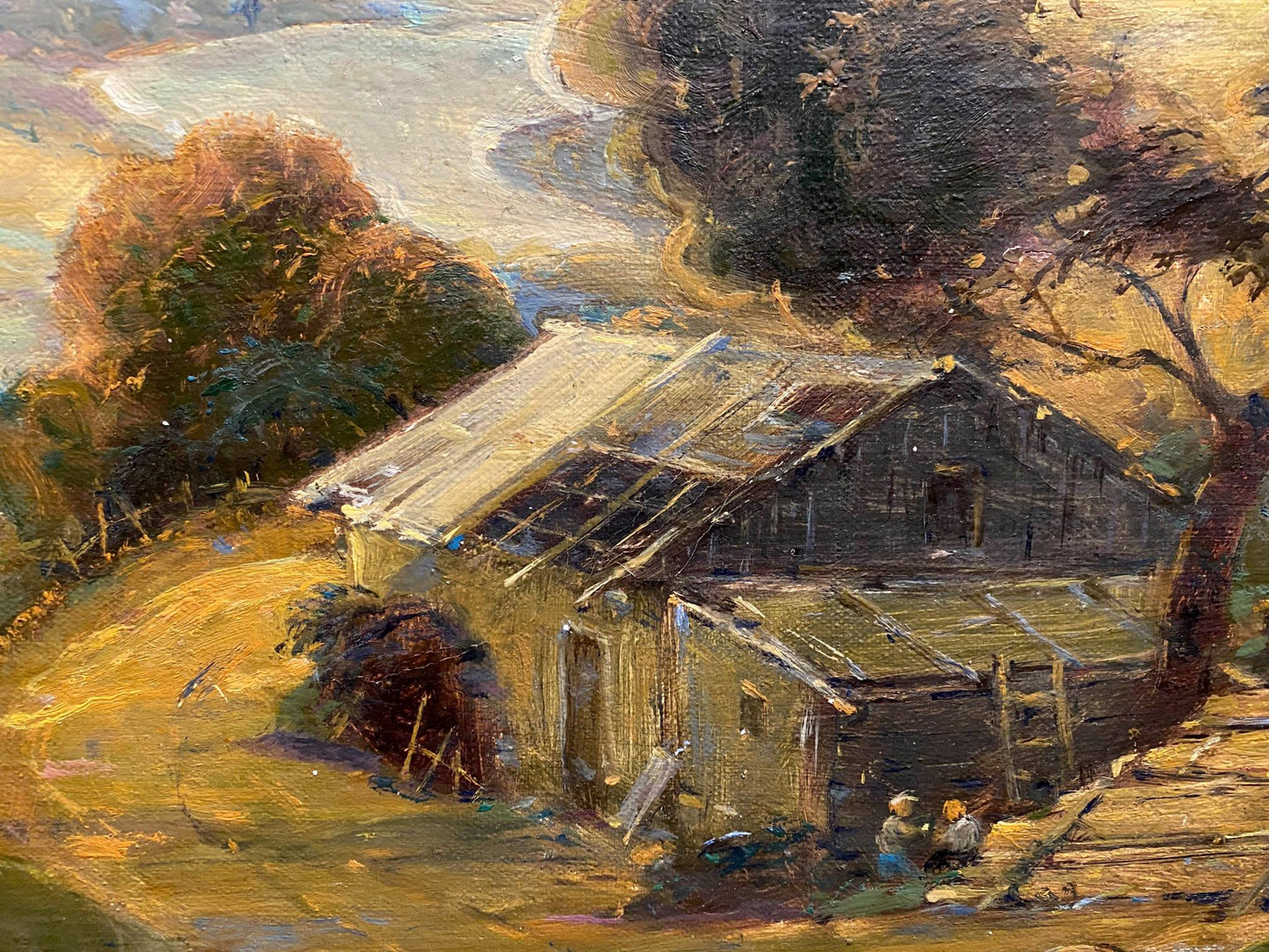 houses painting art