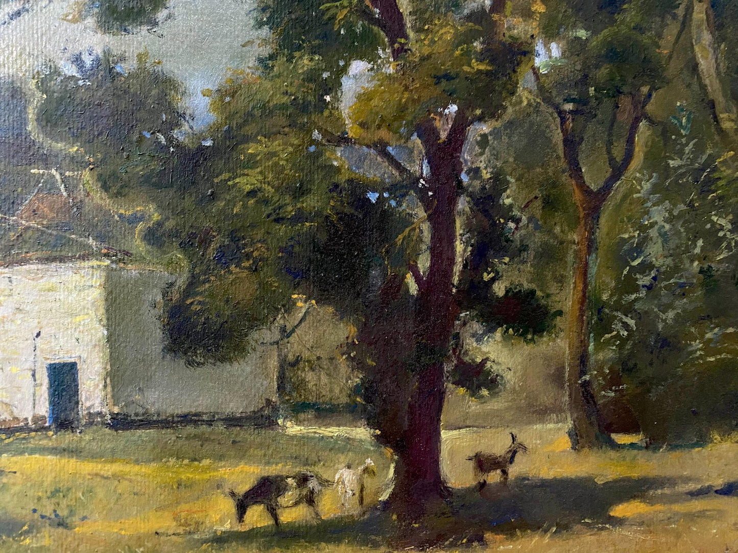 oil painting forest
