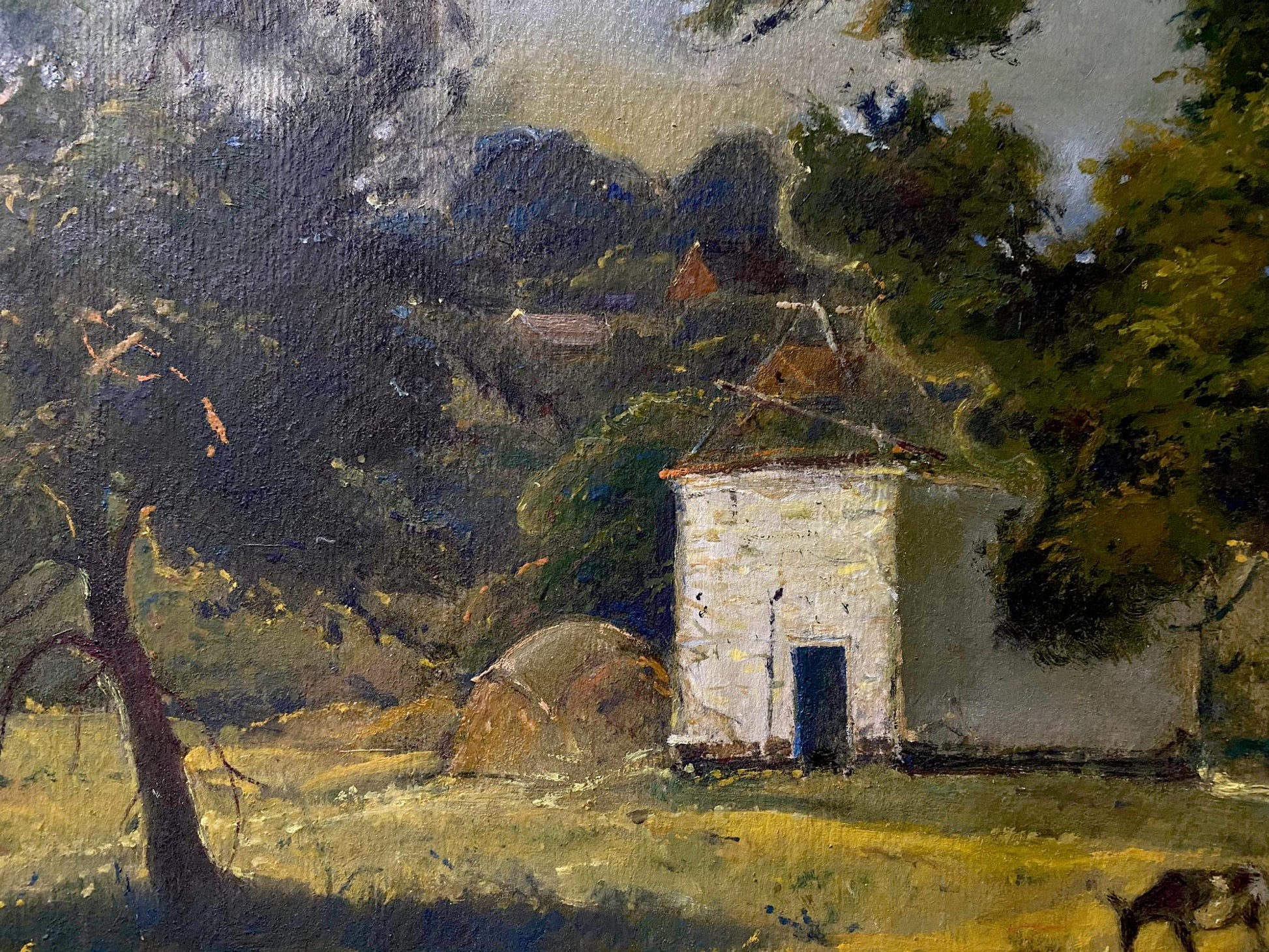 village painting