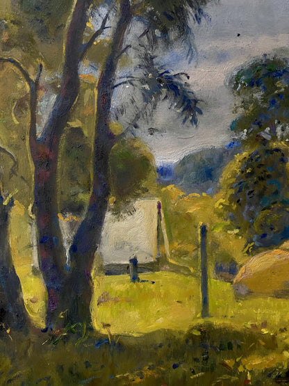 village painting