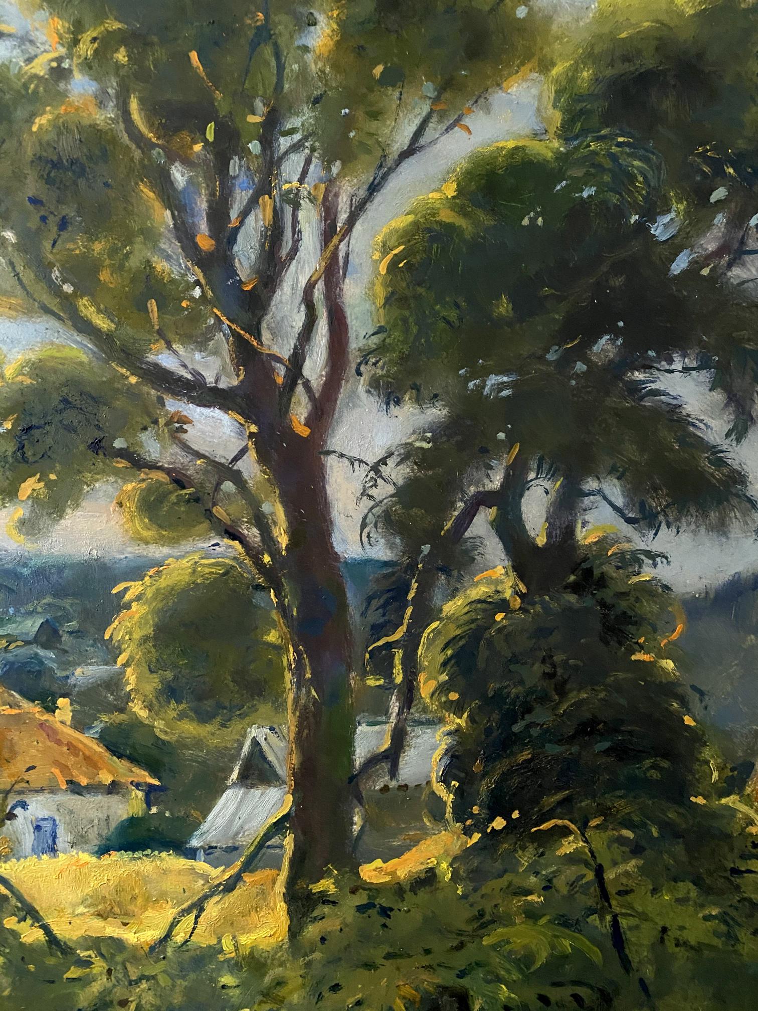 oil forest painting