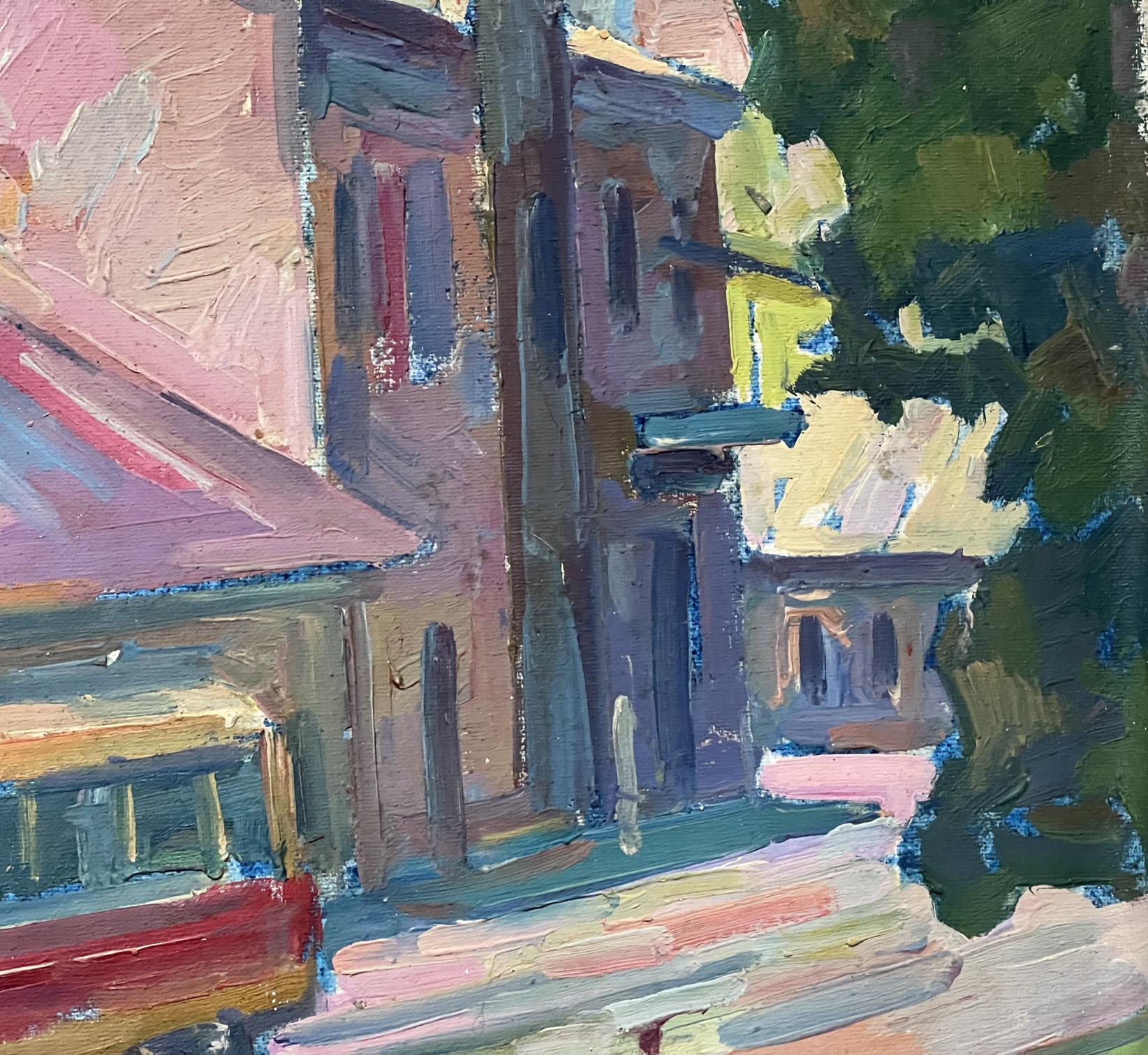 Peter Dobrev's oil artwork: "Journey Through Abstraction"