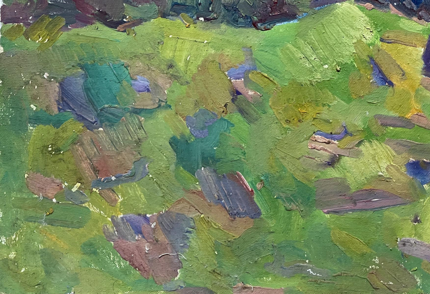 Oil Painting River Landscape 