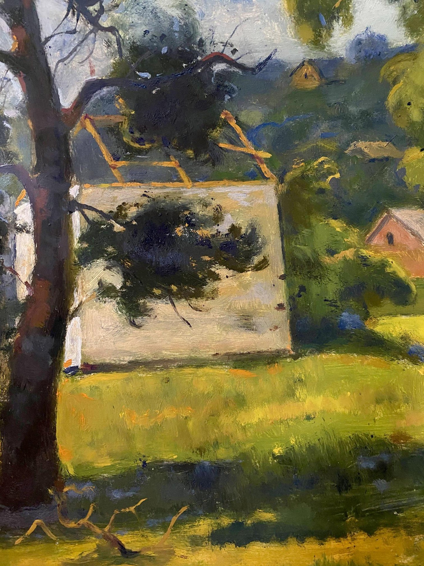 village painting