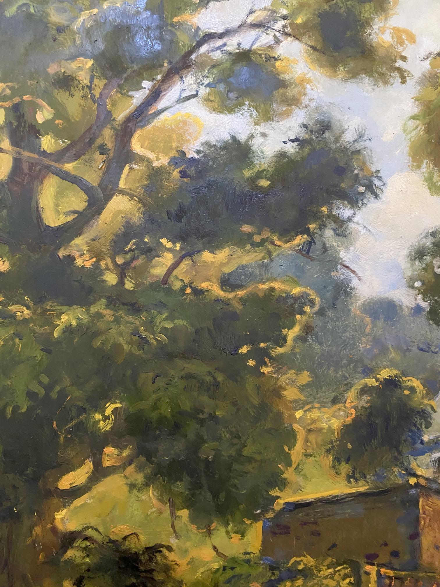 oil forest painting