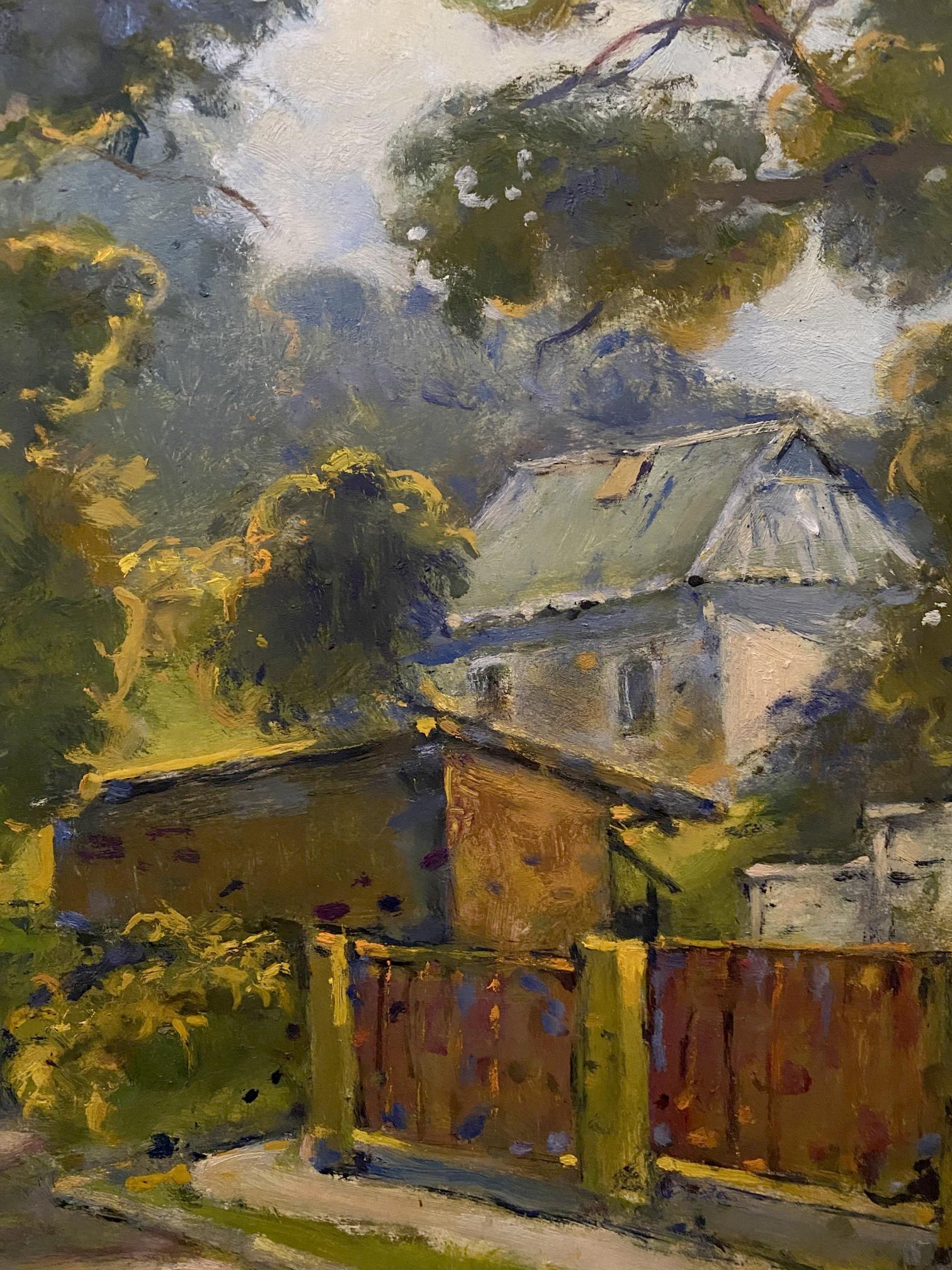 village painting