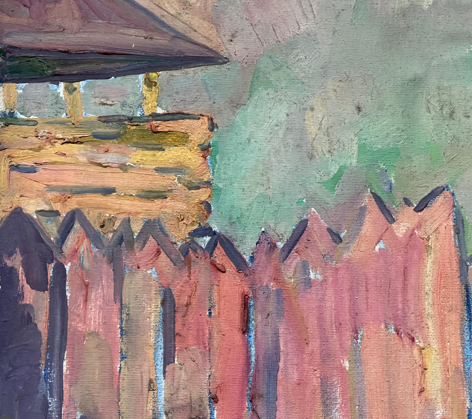 Abstract Village landscape 