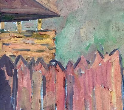 Abstract Village landscape 