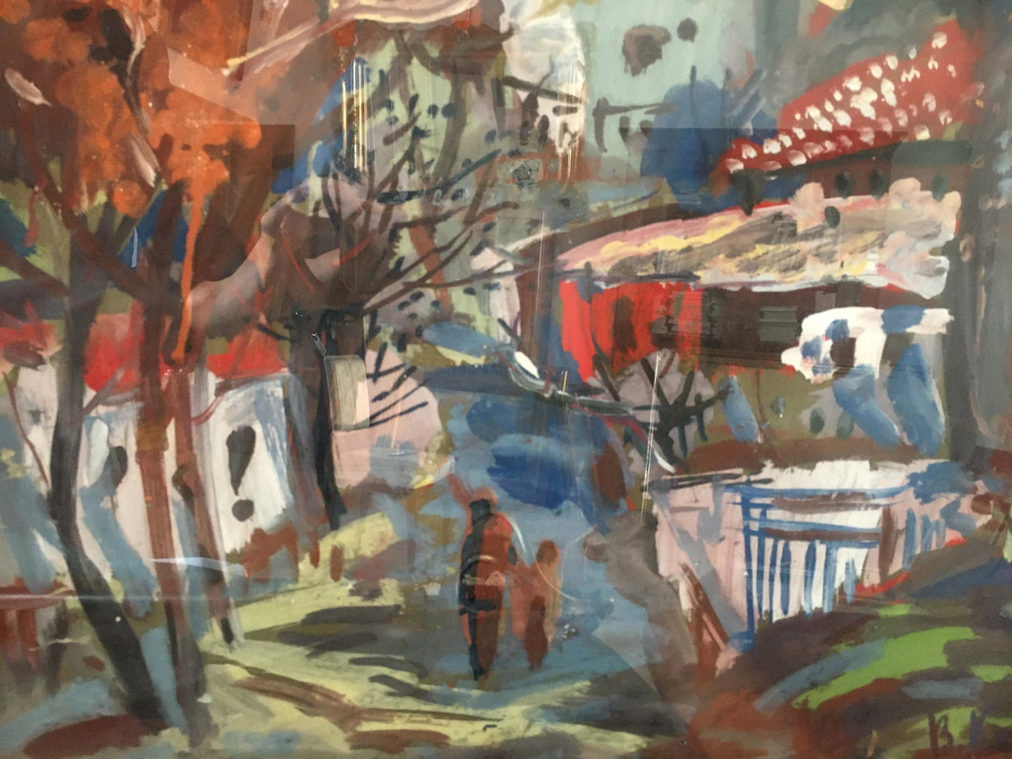 Abstract expressionist oil painting by Karelin Vyacheslav