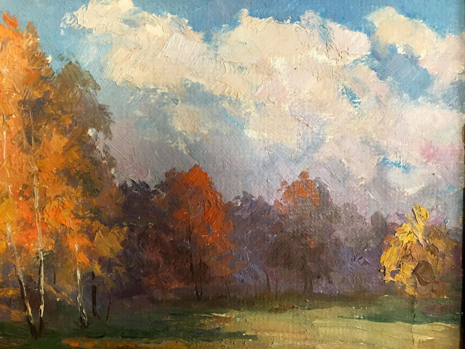 Oil painting Autumn landscape by Priyezzhev Boris Andrianovich