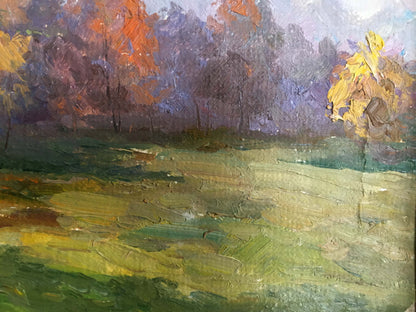 Oil painting Autumn landscape by Priyezzhev Boris Andrianovich