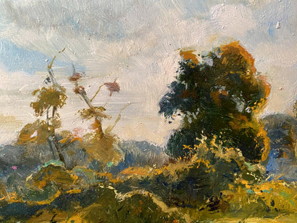 oil forest art