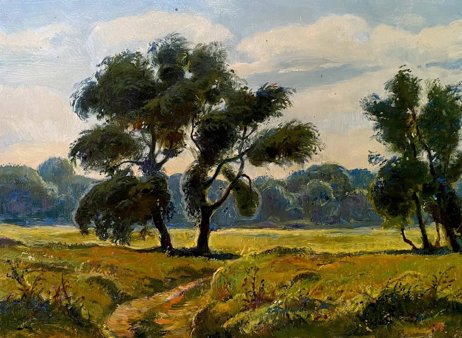 Oil painting In field buy