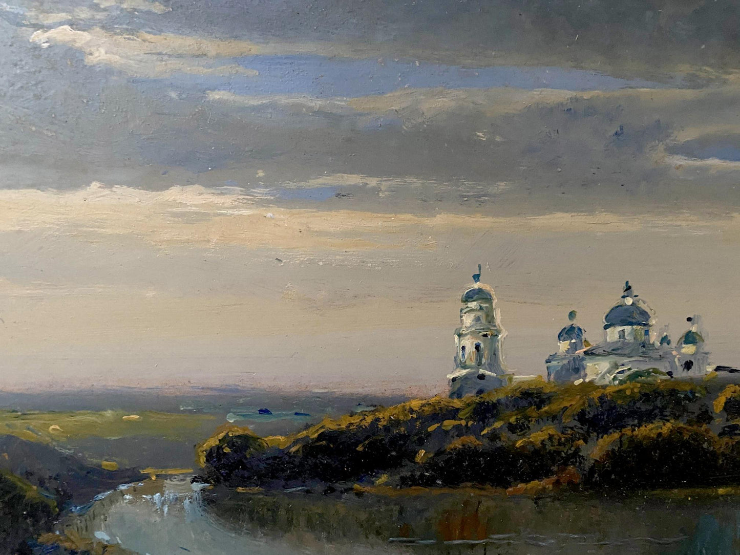 oil river painting