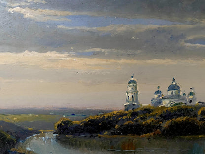 oil river painting