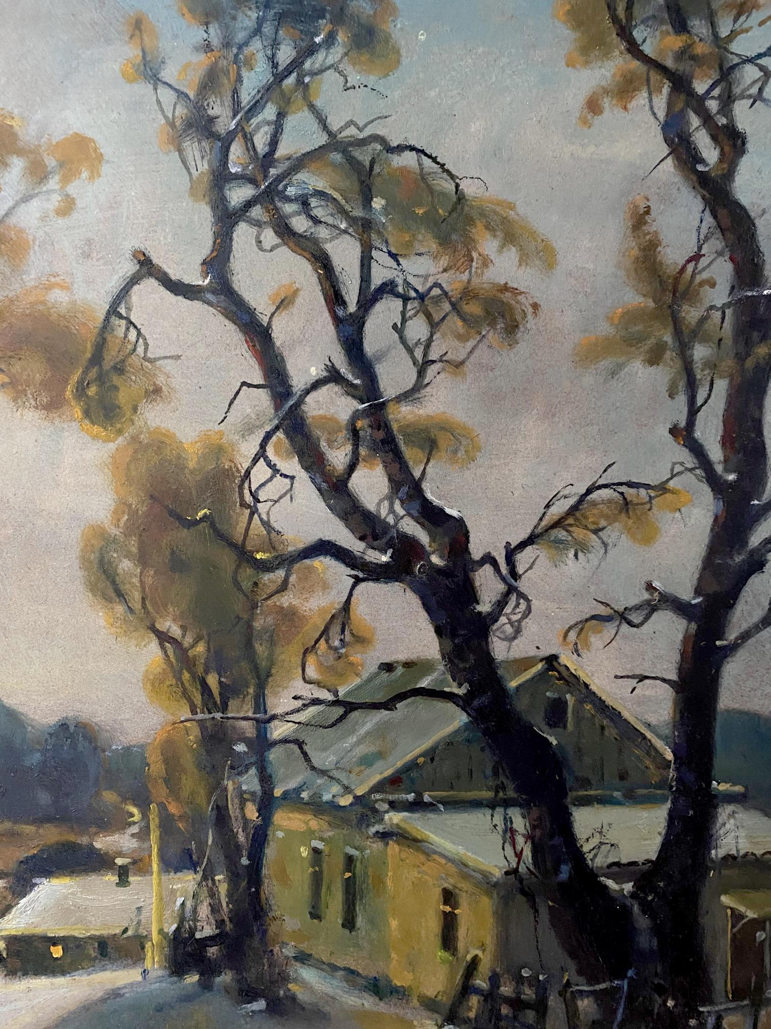 winter painting art