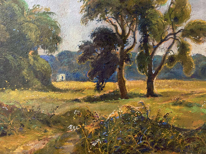 oil forest art