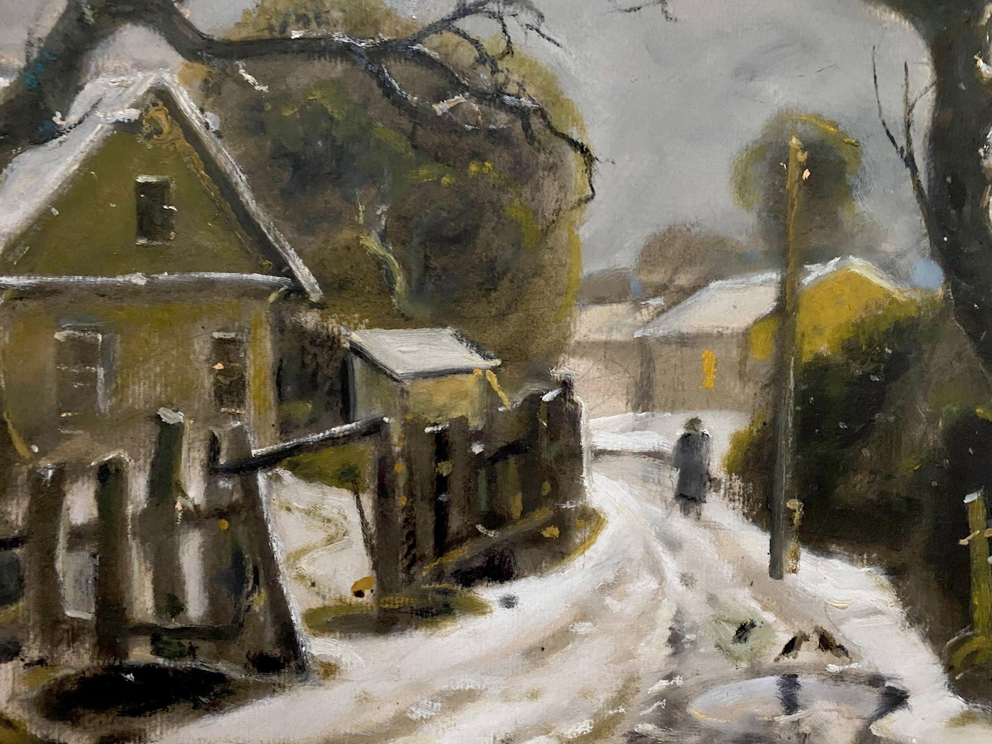 winter painting art
