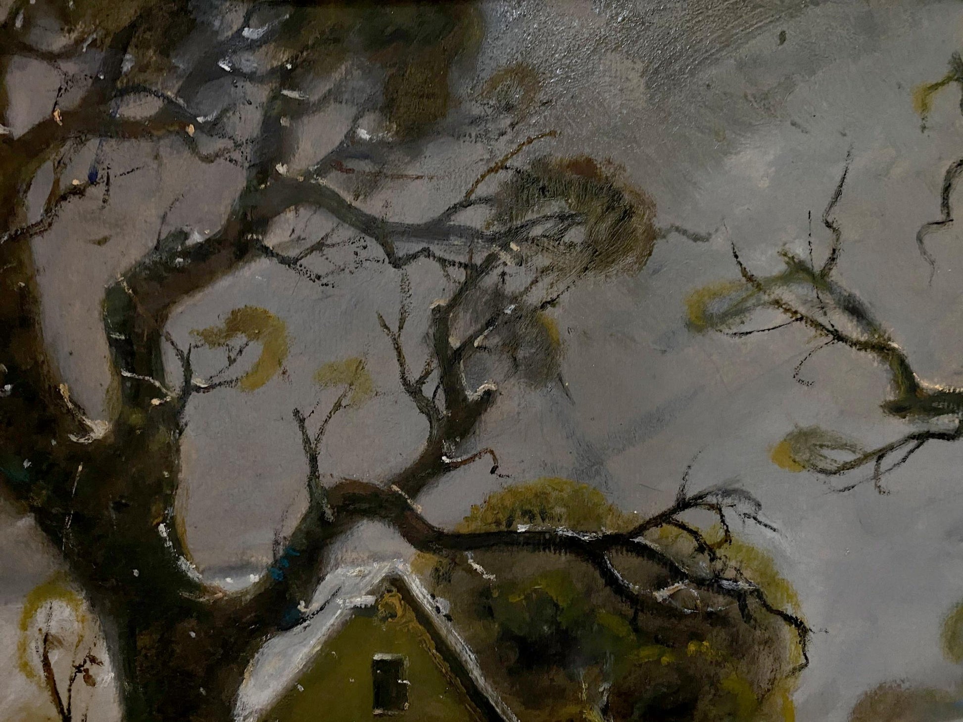 oil winter nature