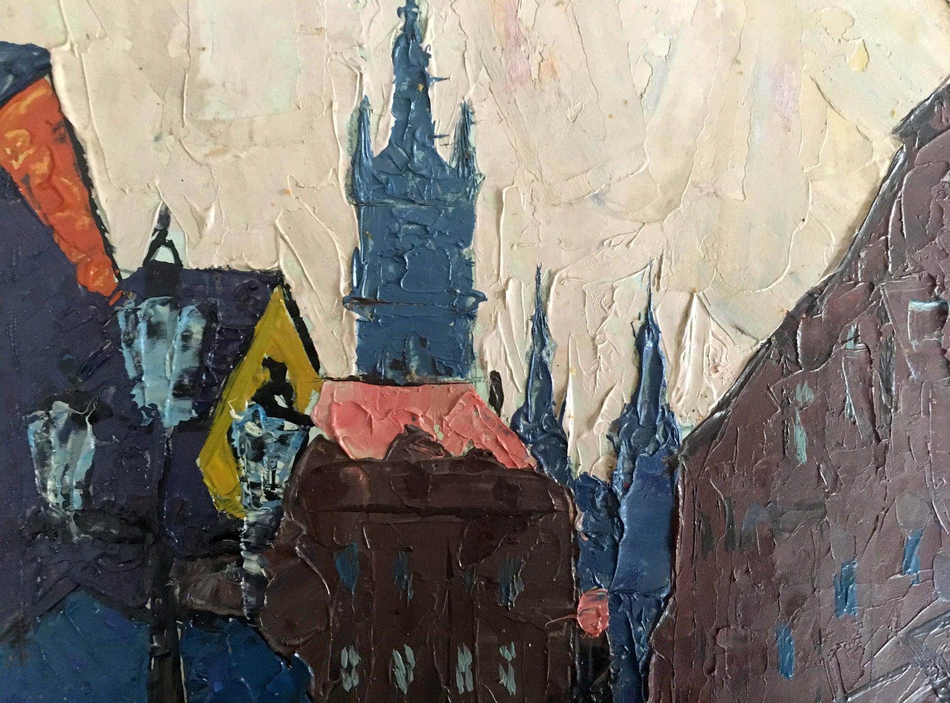 Oil painting of London landscape by Litvin Vitaliy Sviridovich