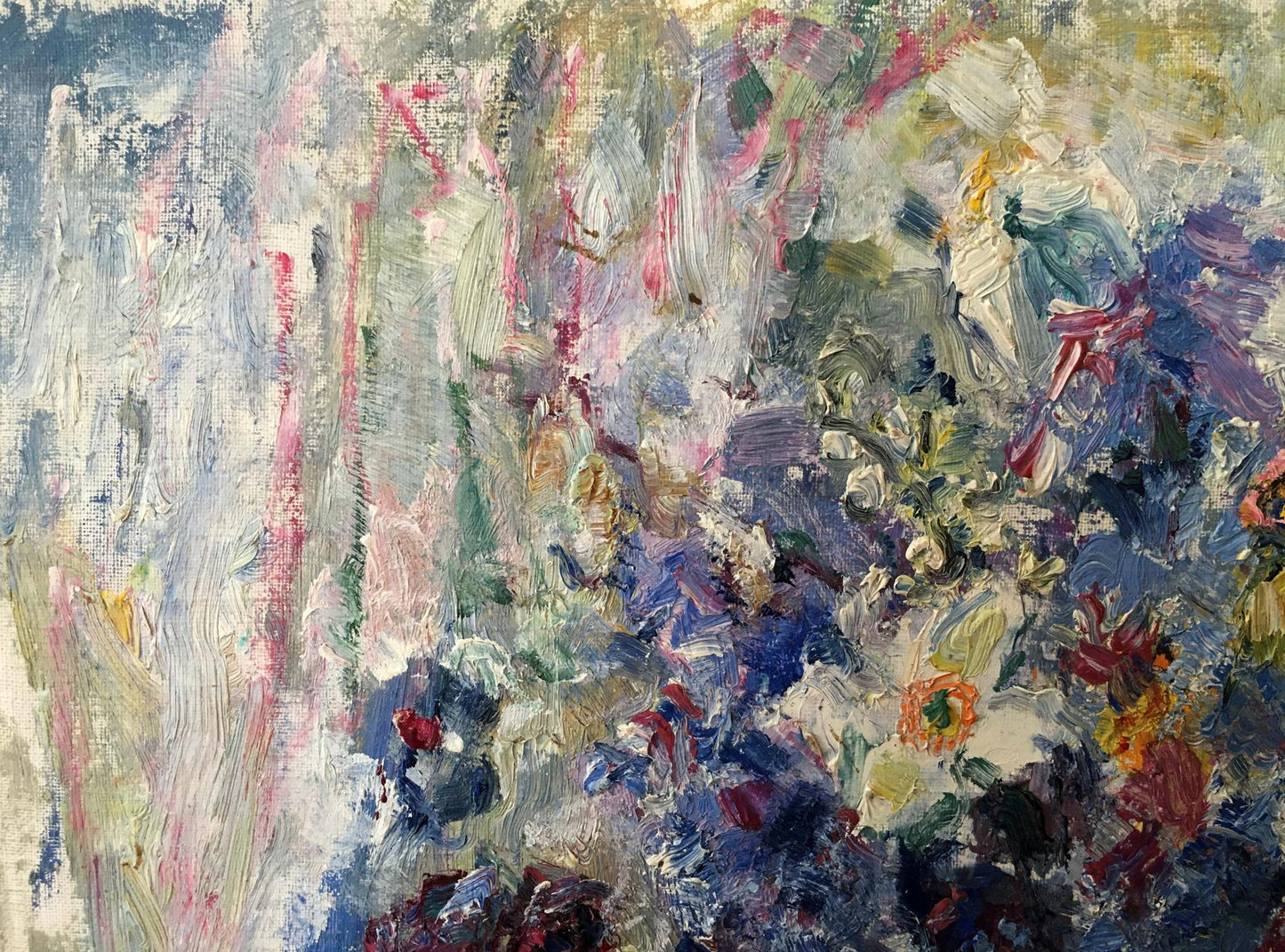 Vibrant Spring bouquet oil painting by Dovgalevskaya Vera Veniaminovna