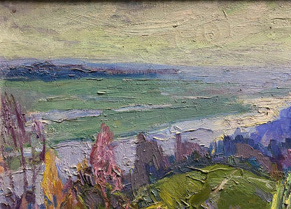 Impasto oil landscape painting Spring day by Glushchenko Nikolai Petrovich