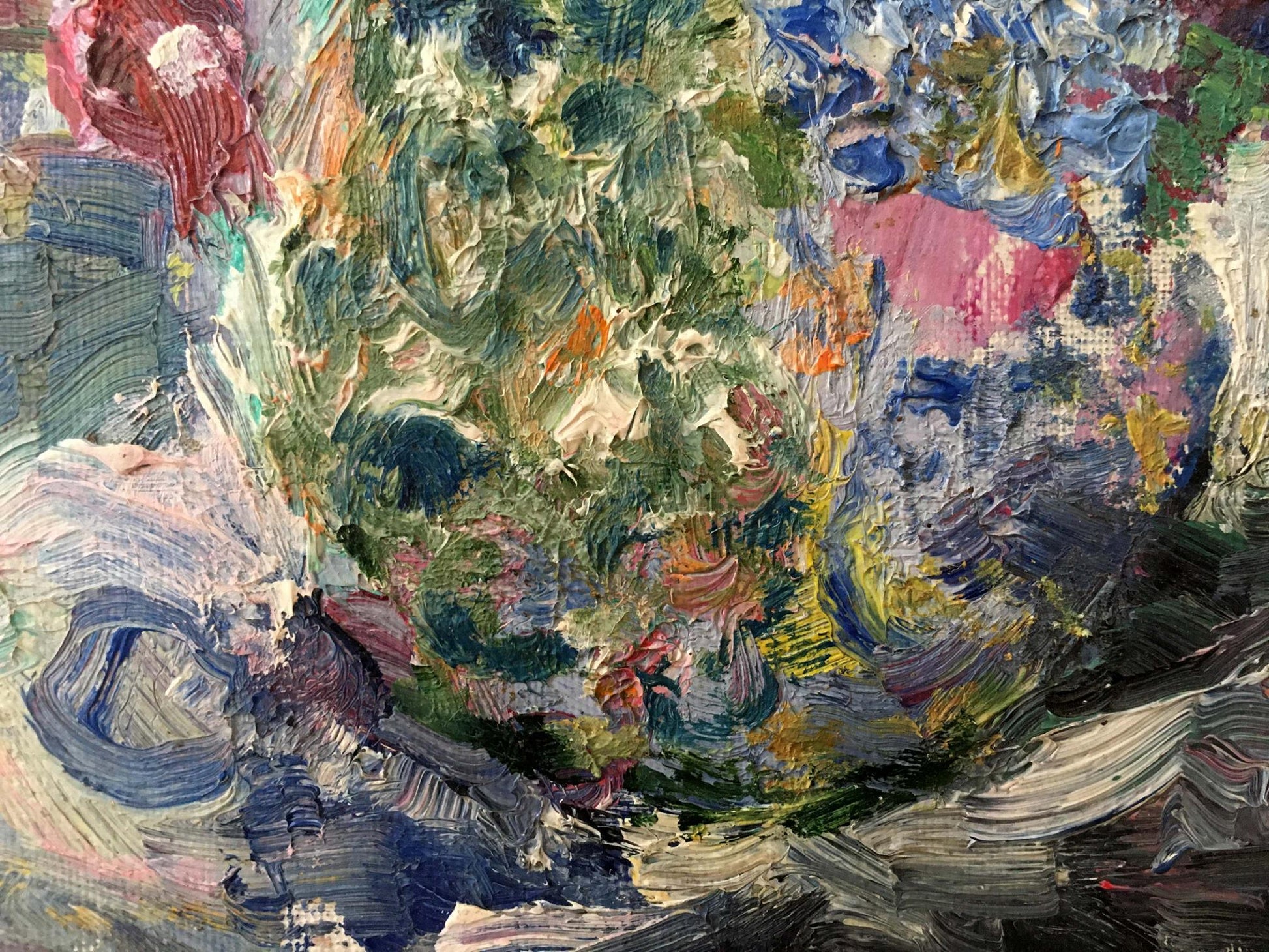 Vibrant oil painting Spring bouquet by Dovgalevskaya Vera Veniaminovna