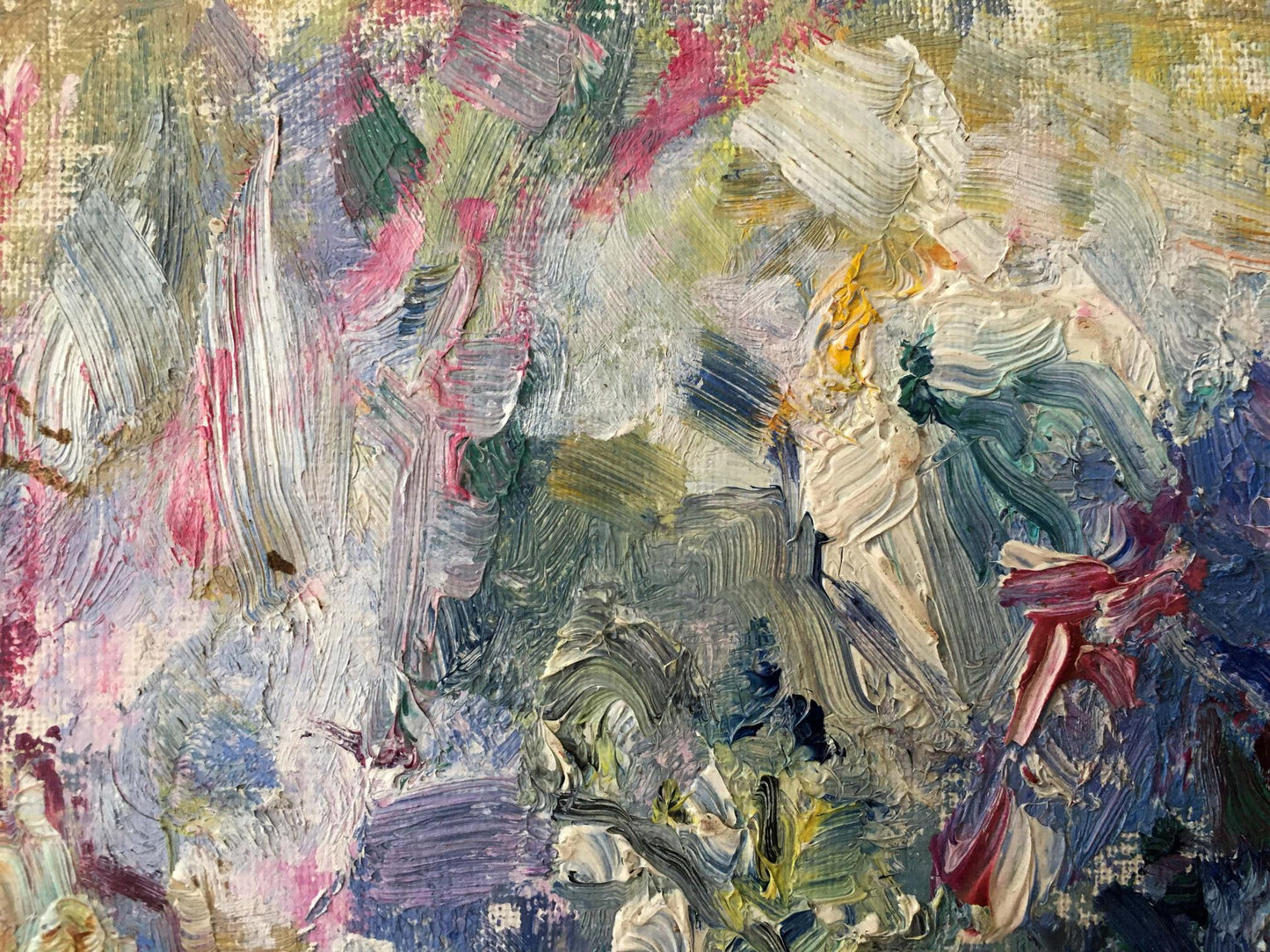Abstract Spring bouquet oil painting by Dovgalevskaya Vera Veniaminovna
