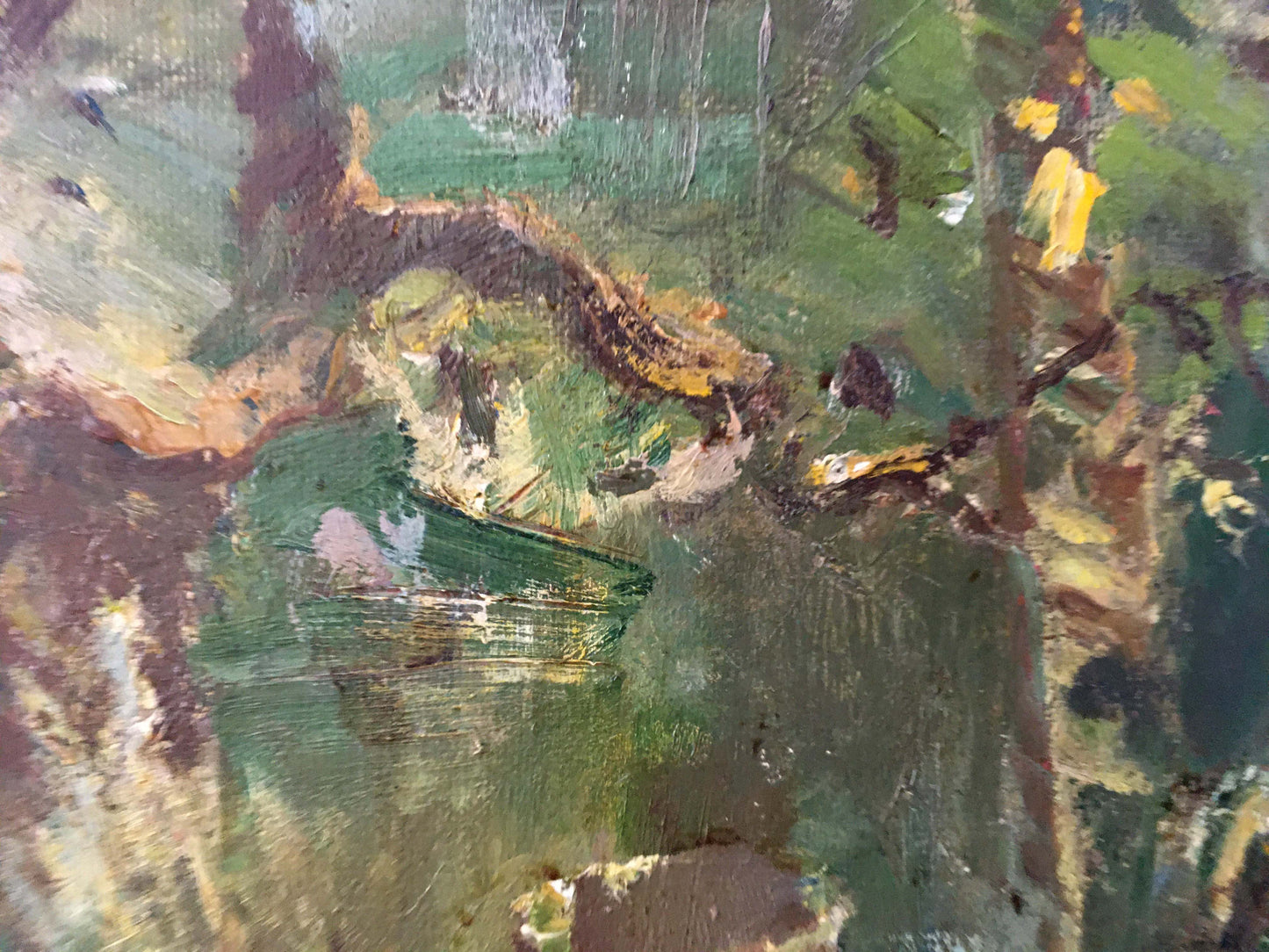 Abstract oil painting In the Country by Marmanov Petr Stepanovich