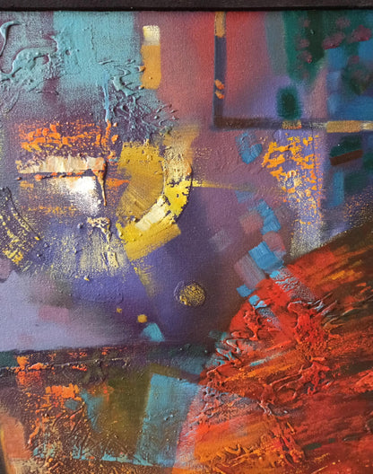 Abstract Jazzy Twilight oil painting by Anatoly Tarabanov