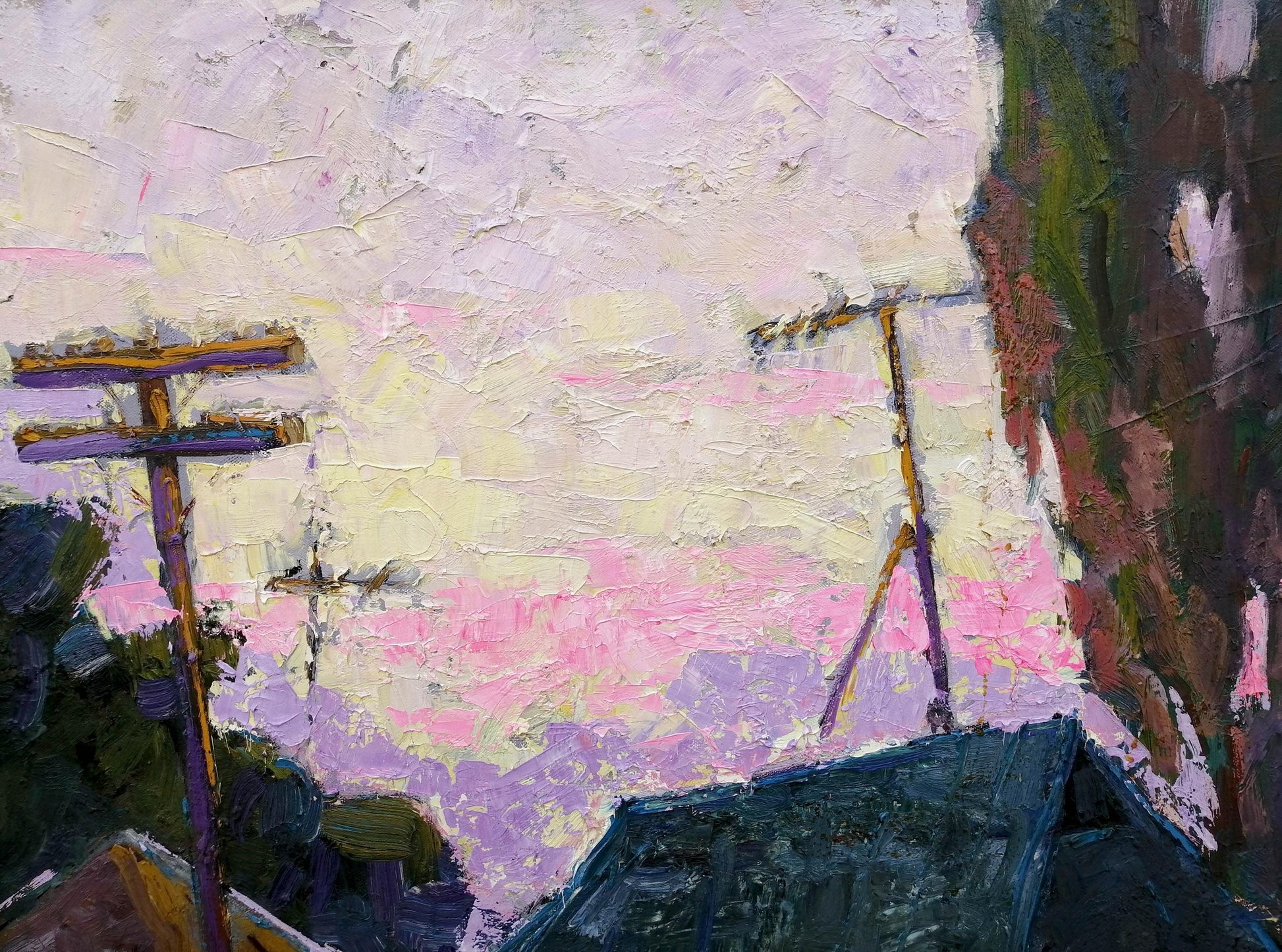 Village landscape Art