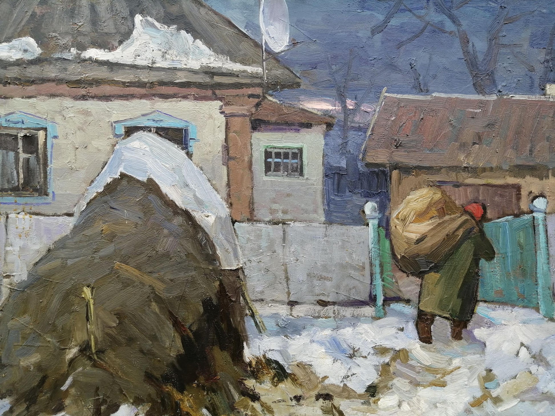 Oil painting Rural life