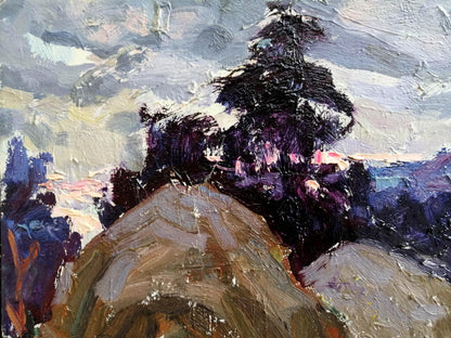 Oil Painting Nature Landscape Village landscape Art