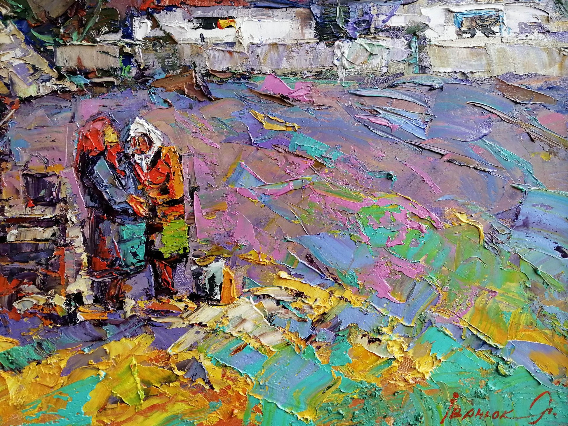  Village landscape Art