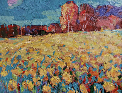 Oil painting Sunflower