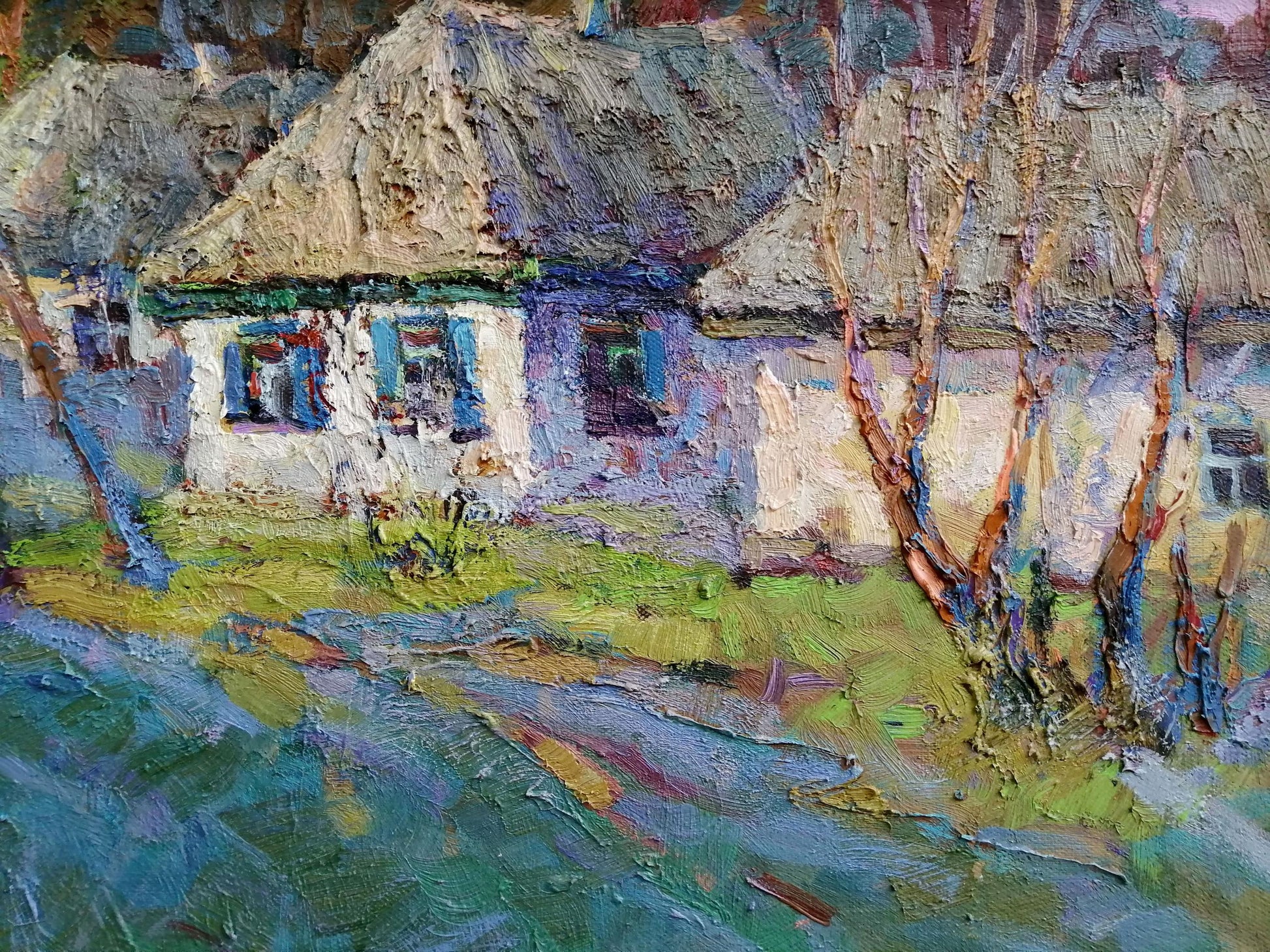 Oil painting summer