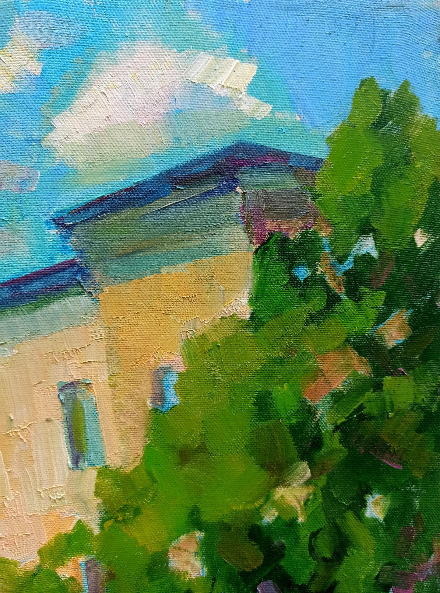 Oil painting Cityscape