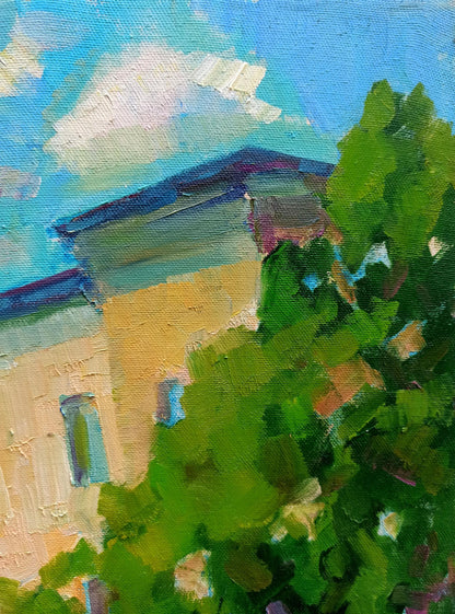Oil painting Cityscape