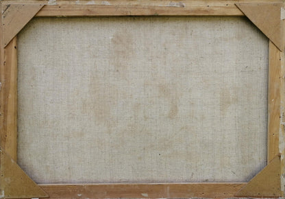 Oil painting Natural beauty by Zhabinsky Leonid Andreevich on beige linen canvas in wooden frame