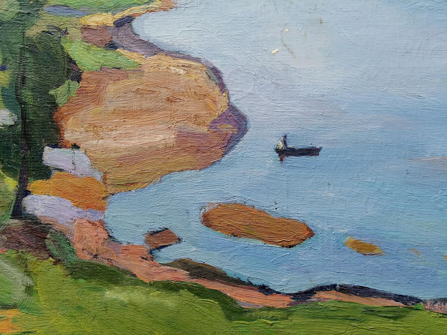 Impressionistic oil painting It is noon by Gantman Moisey Faibovich