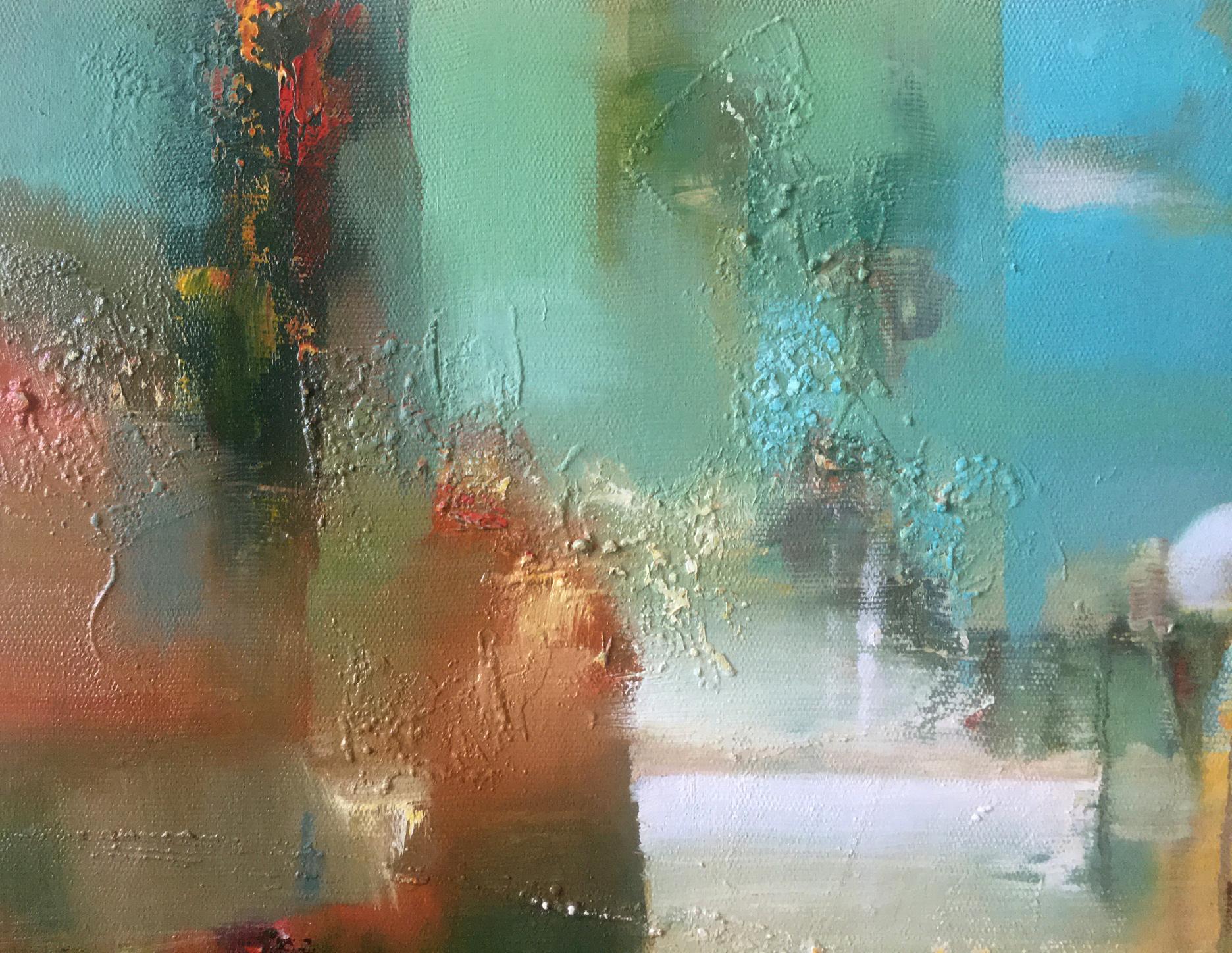 Abstract oil painting